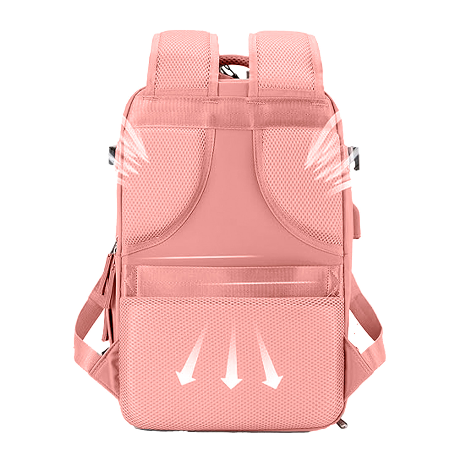 Zaino da cabina da viaggio ad alta capacità con multicompartimenti (scarpe,abbigliamento,portatile).