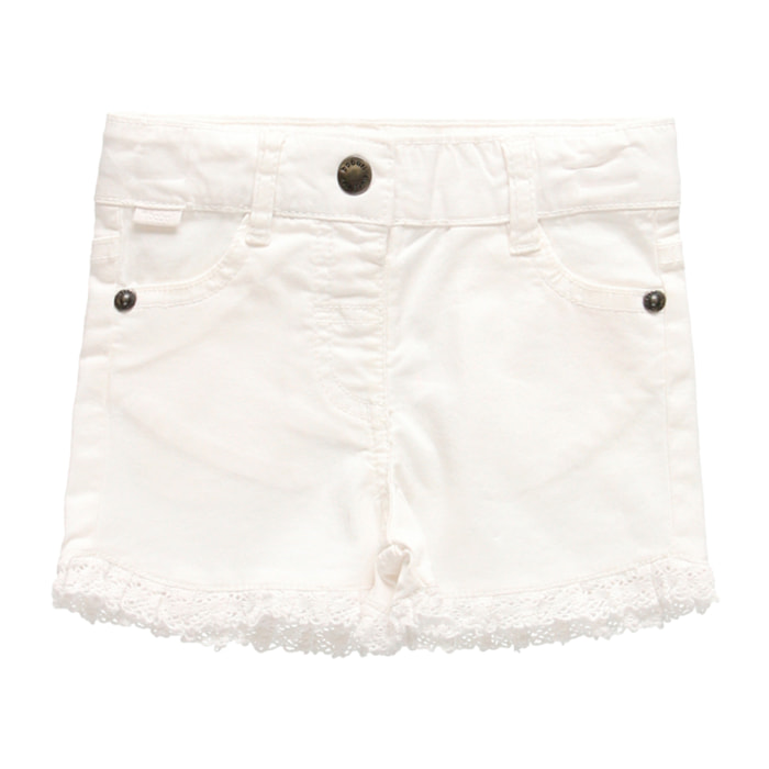 Short gabardina  de bebé niña