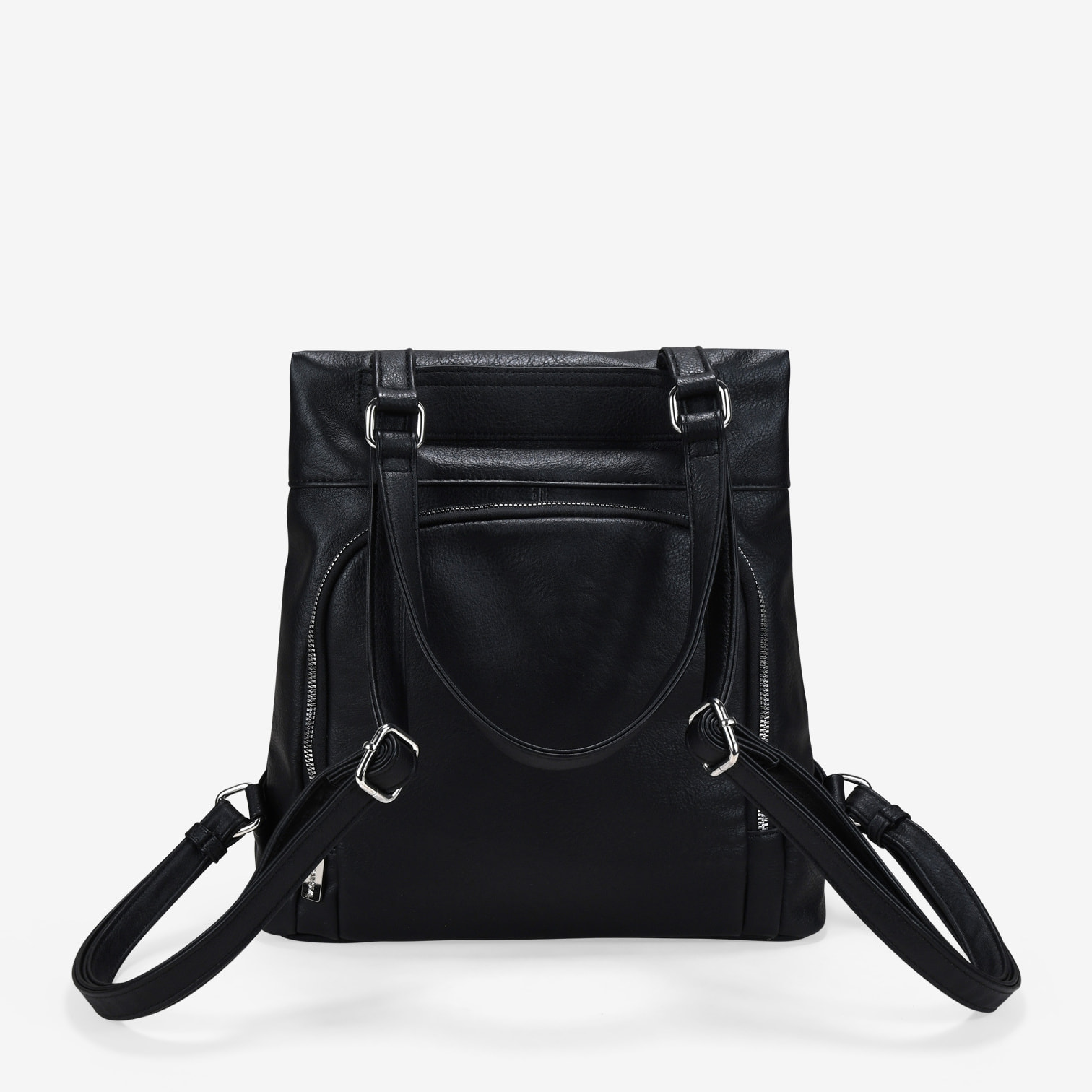 Mochila antirrobo negra con cremallera