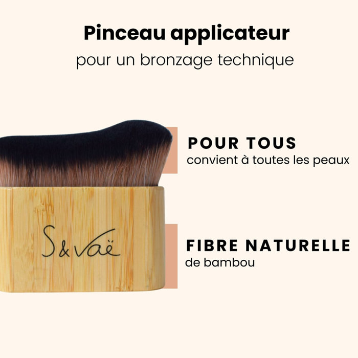 Pinceau Applicateur - En fibre naturelle de bamboo