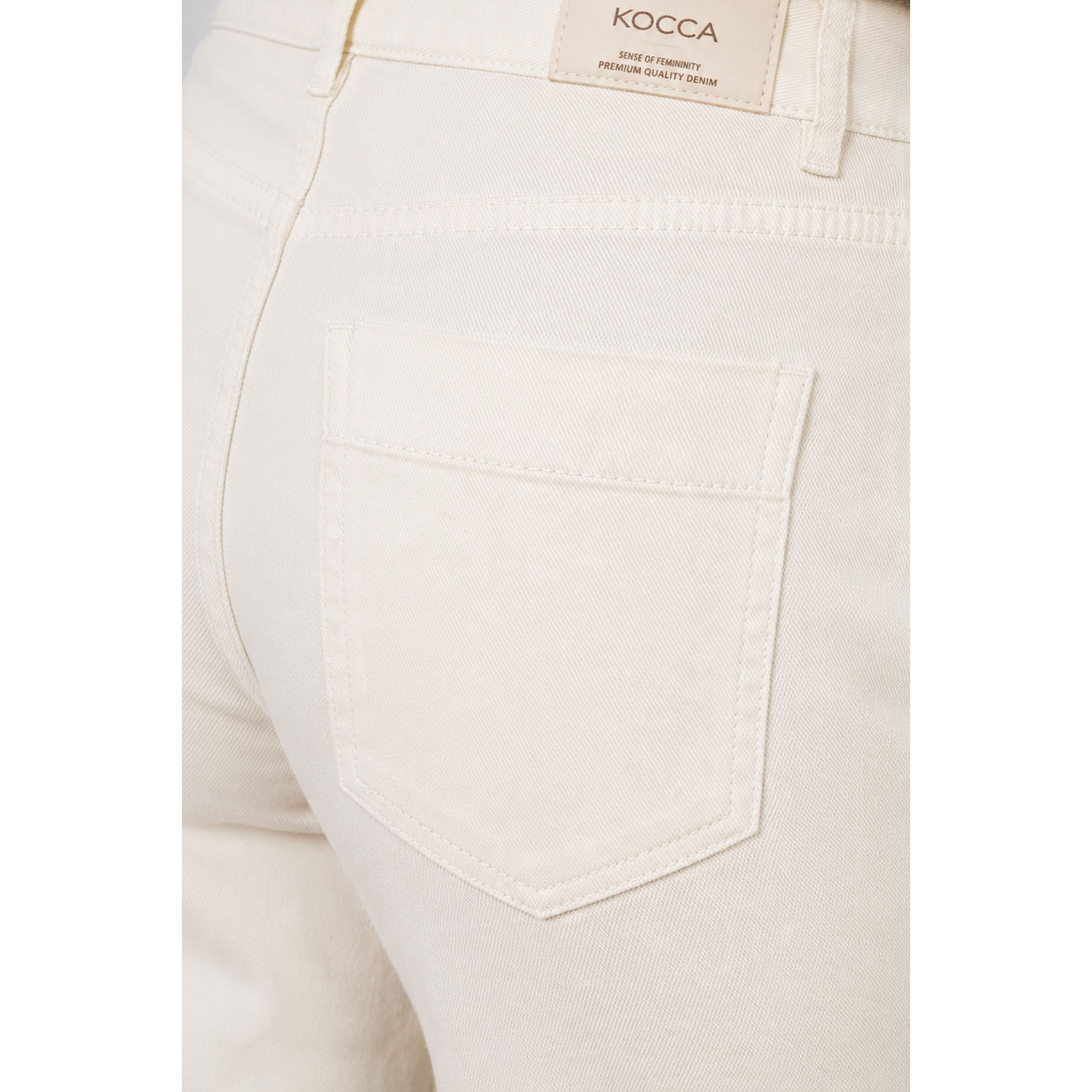 Kocca - Pantaloni da donna a vita alta in cotone elasticizzato Donna
