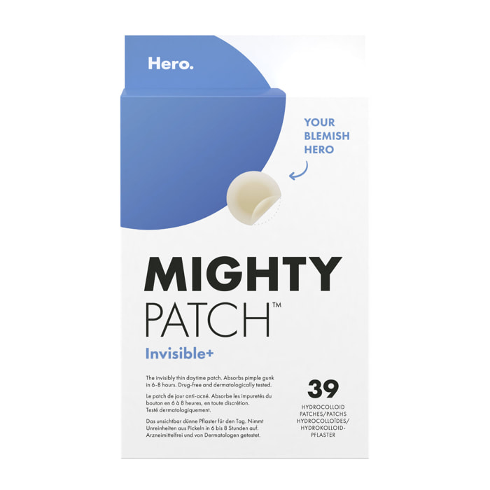 HERO Mighty Patch - Patchs Anti-Acné Invisible+ 39 Patchs