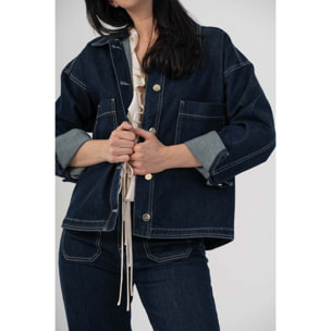 Kocca - Giacca denim over strutturata Donna
