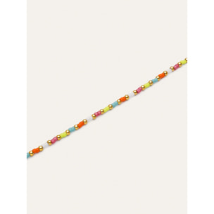 Pulsera Lumi Colors Acero Baño Oro