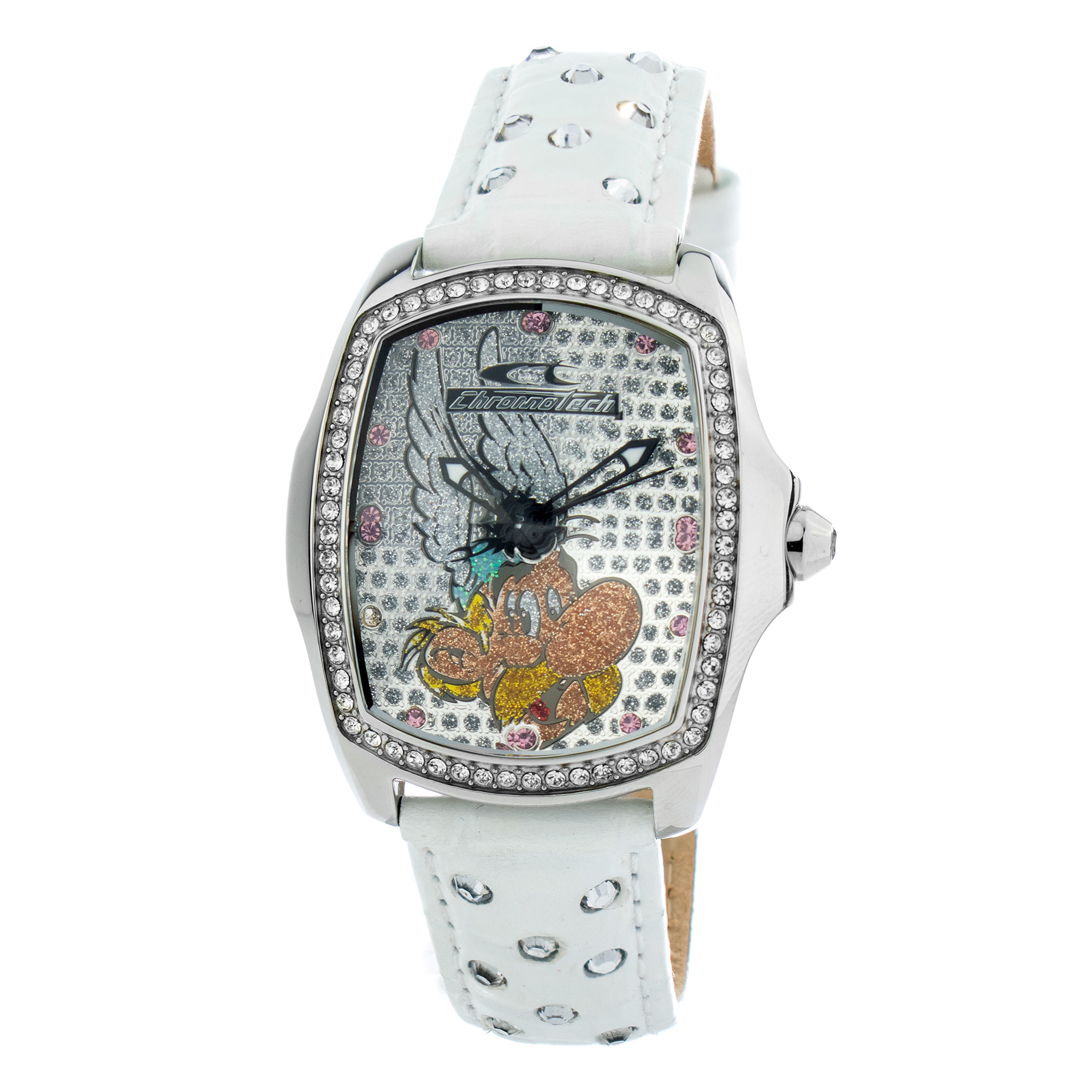 Reloj Chronotech CT7896LS-88 Mujer Analogico Cuarzo con Correa de Piel