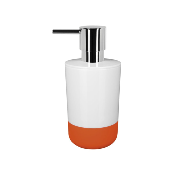 Distributeur de savon MOJI Orange et Blanc Spirella