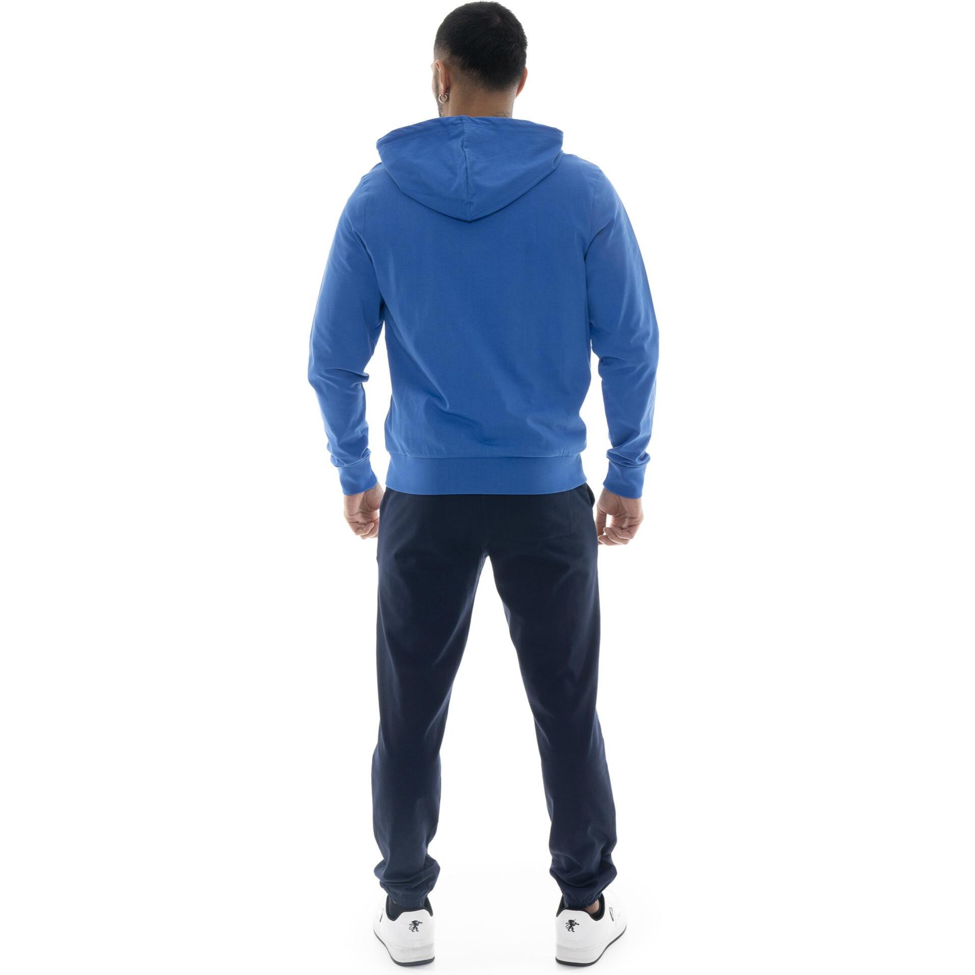 Tuta da uomo in cotone non garzato con cappuccio Leone Boxing legend