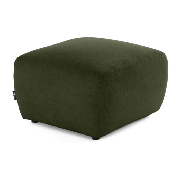 Sorrente - pouf - en tissu texturé - Vert