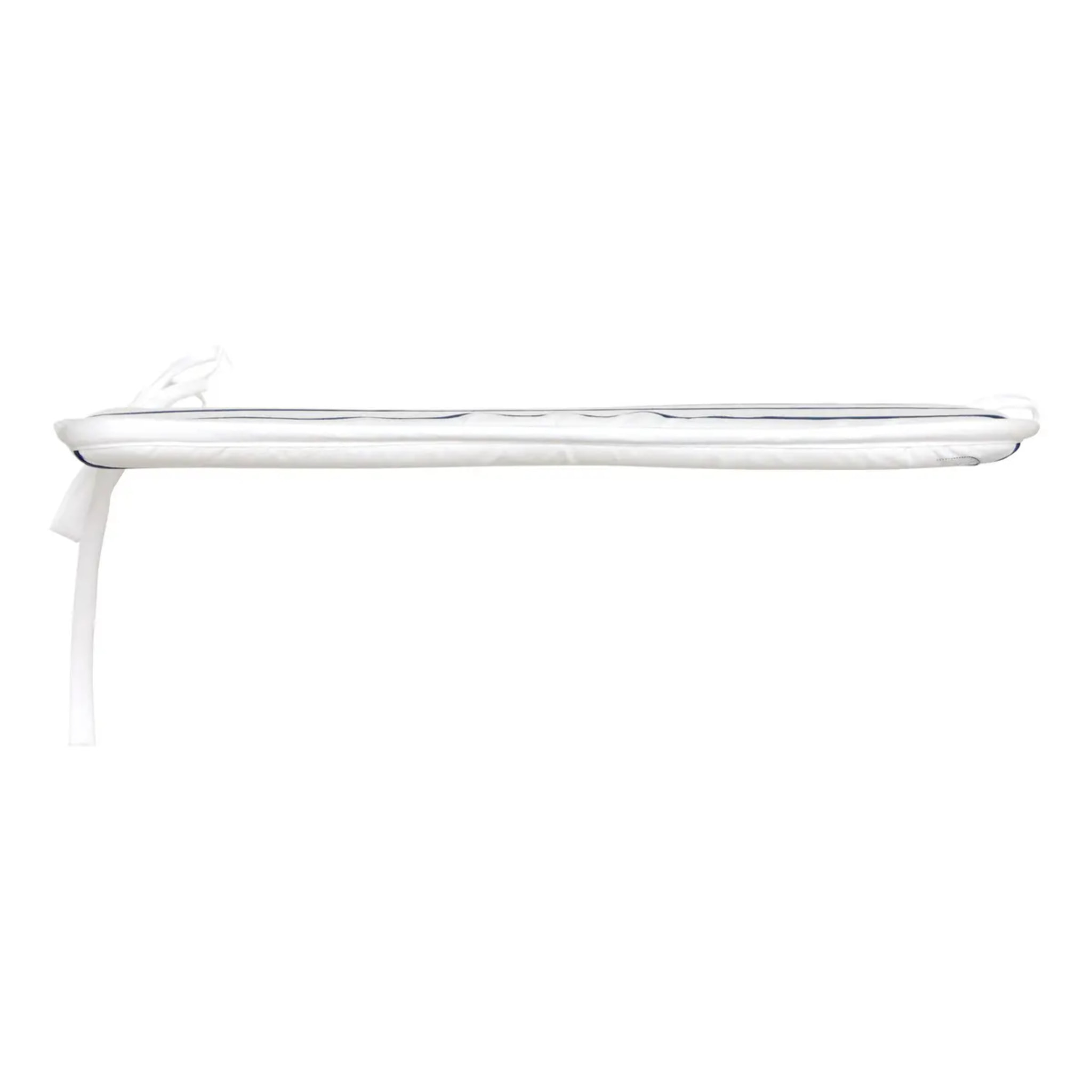 Galette de chaise Oceania 39x39cm rayée bleu et blanc