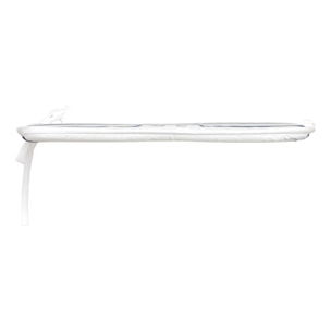 Galette de chaise Oceania 39x39cm rayée bleu et blanc