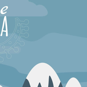 Affiche illustration lamas et sommets enneigés Affiche + cadre en bois - Chêne