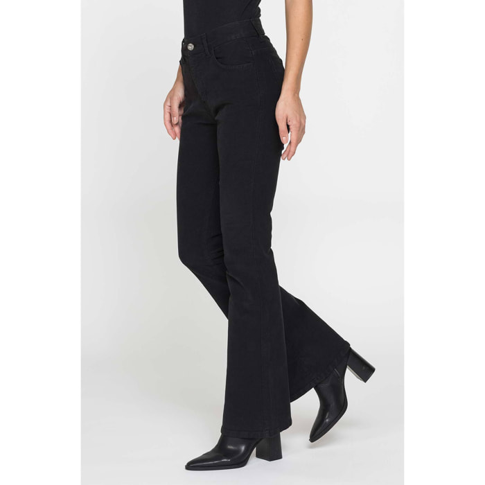 PANTALONE A ZAMPA STILE WESTERN IN MOLESKIN STRETCH 10oz