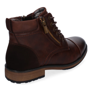 Botines de Hombre, Comodos y Elegantes, Diseño Clasico con Punta Redonda