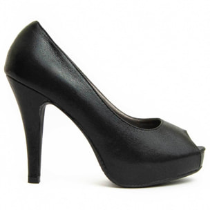 Zapato de tacón - Negro - Altura: 8 cm