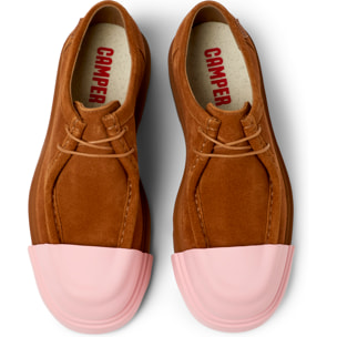 Scarpe stringate - CAMPER Junction - Marrone - Pelle scamosciata