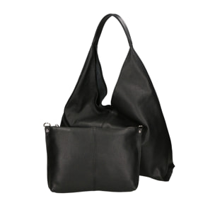 Borsa a spalla da donna - Modello Ginger - Vera pelle - 25.0 x 14.0 x 13.0 cm