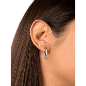 Orecchino Singolo Ray in Argento