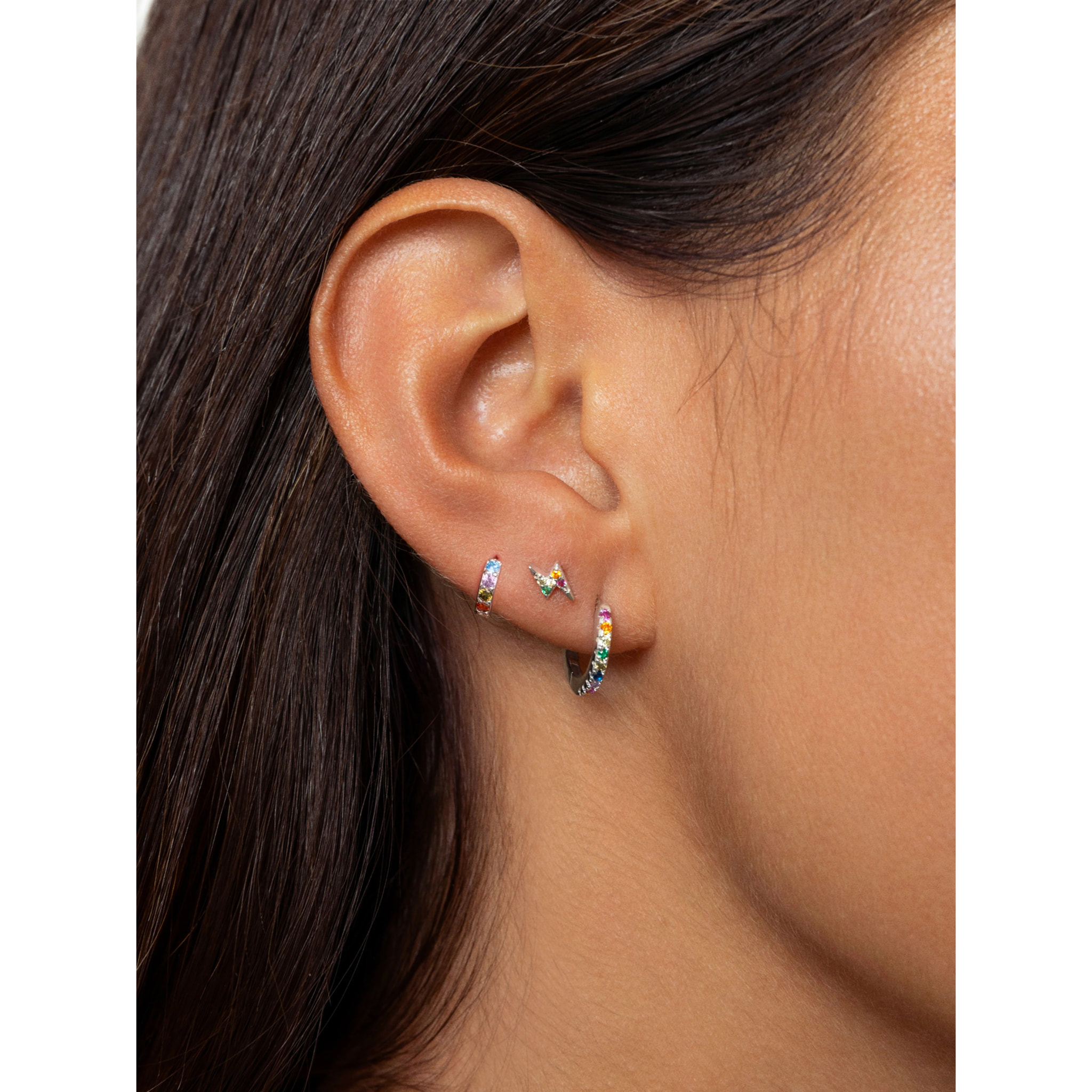 Orecchino Singolo Cleo S Colors in Argento