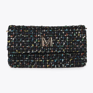 Borsa a Tracolla a Baguette in Tweed