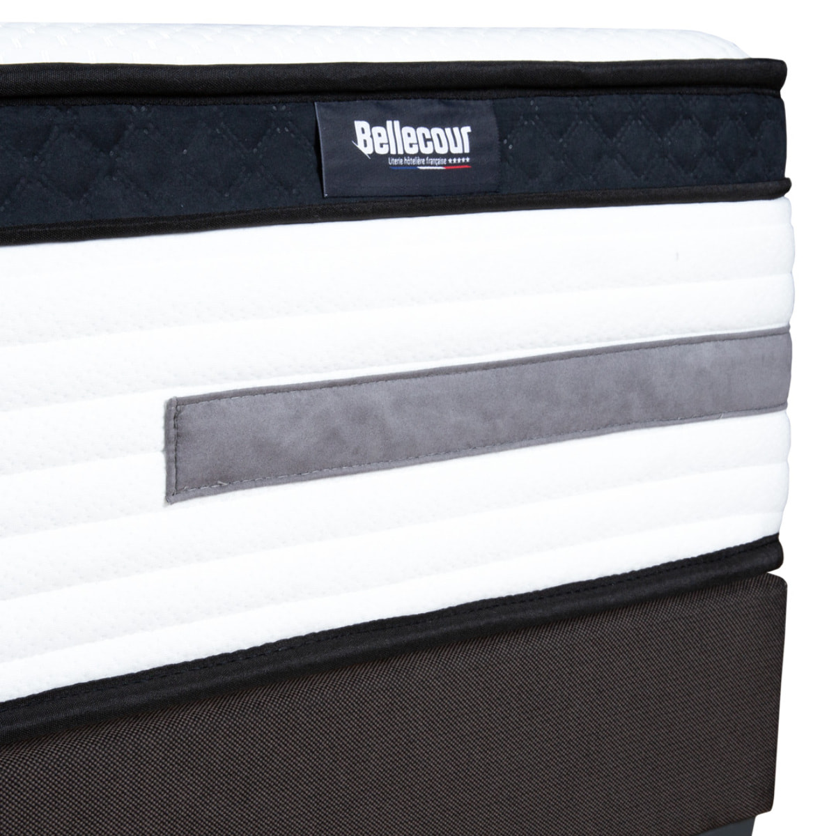 Matelas Hybride Bellevue, Soutien Ferme, 24 cm, Ressorts Ensachés & Mémoire de Forme