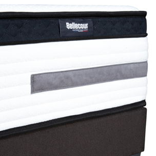 Matelas Hybride Bellevue, Soutien Ferme, 24 cm, Ressorts Ensachés & Mémoire de Forme