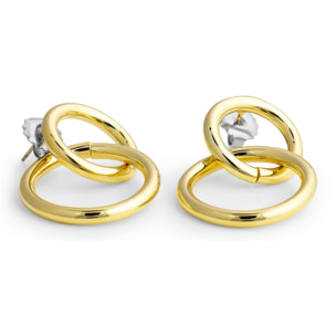 Pendientes Lux by Lux acabados en Oro Amarillo de 18 Kts