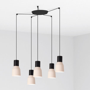 KOMBO 120 5L Lampe suspension beige