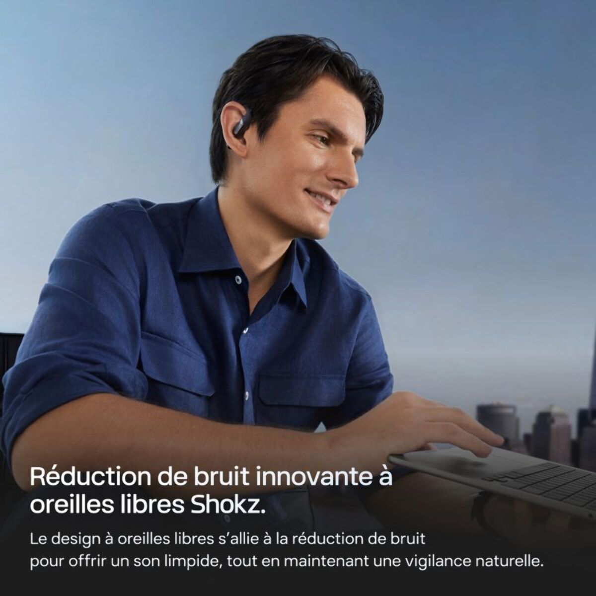 Ecouteurs SHOKZ OpenFit PRO Noir