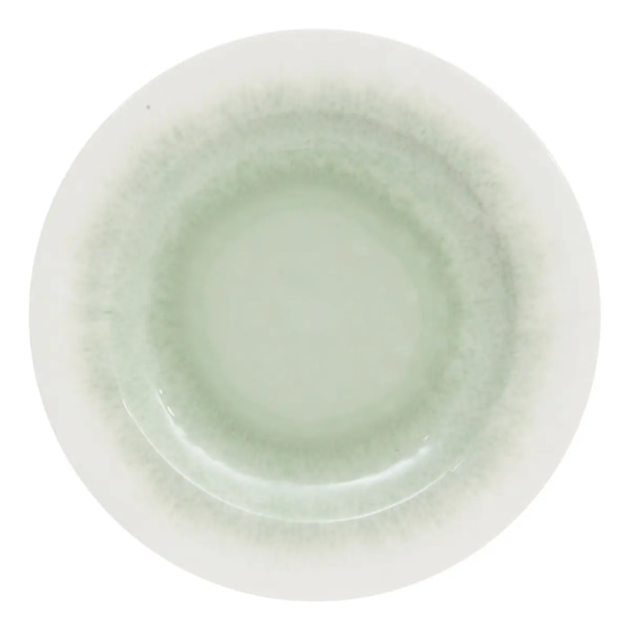 Assiette plate Clara D28cm vert