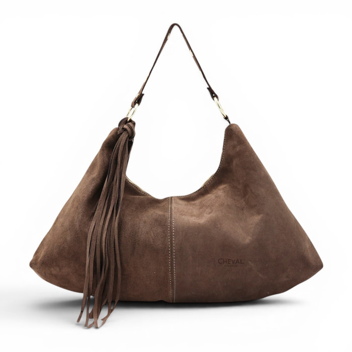 Borsa a spalla Cheval Firenze Petunia Taupe