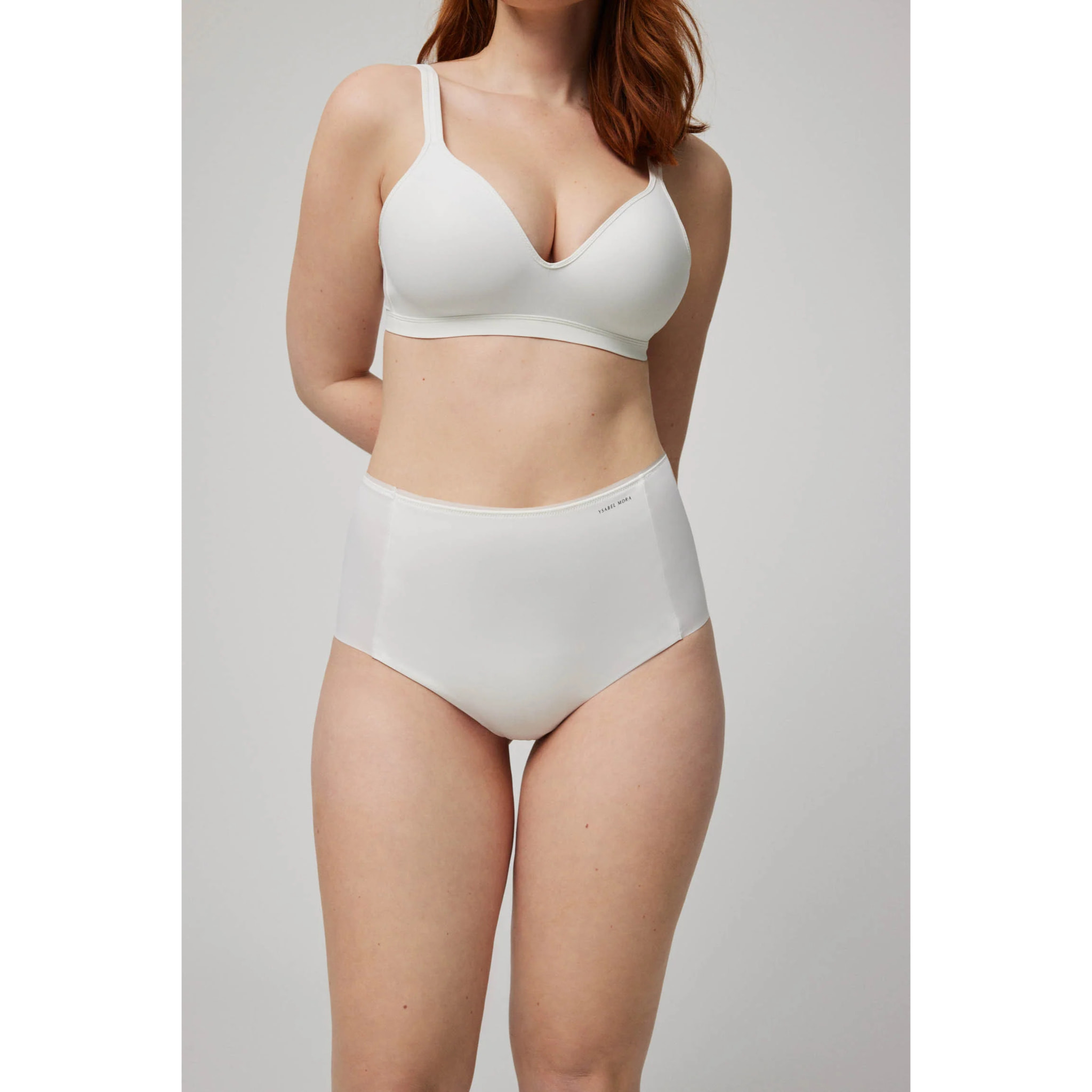 Mutandina alta da control bianca