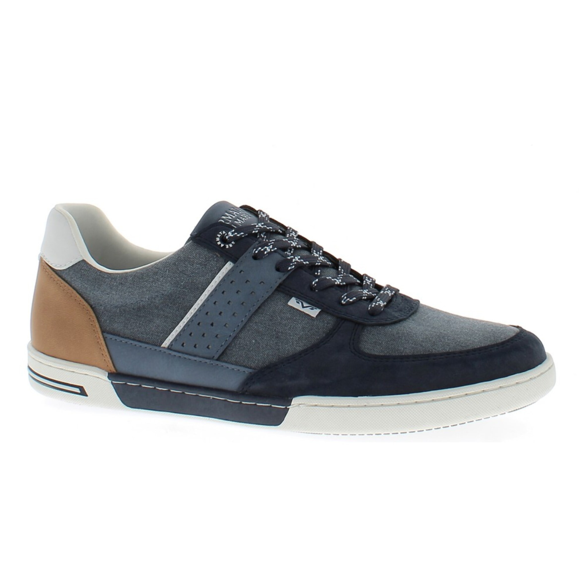 Armata di Mare Scarpe Uomo Sneakers Casual Stringate con Soletta Rimovibile in Memory Foam AMU S25M724 Navy Blue