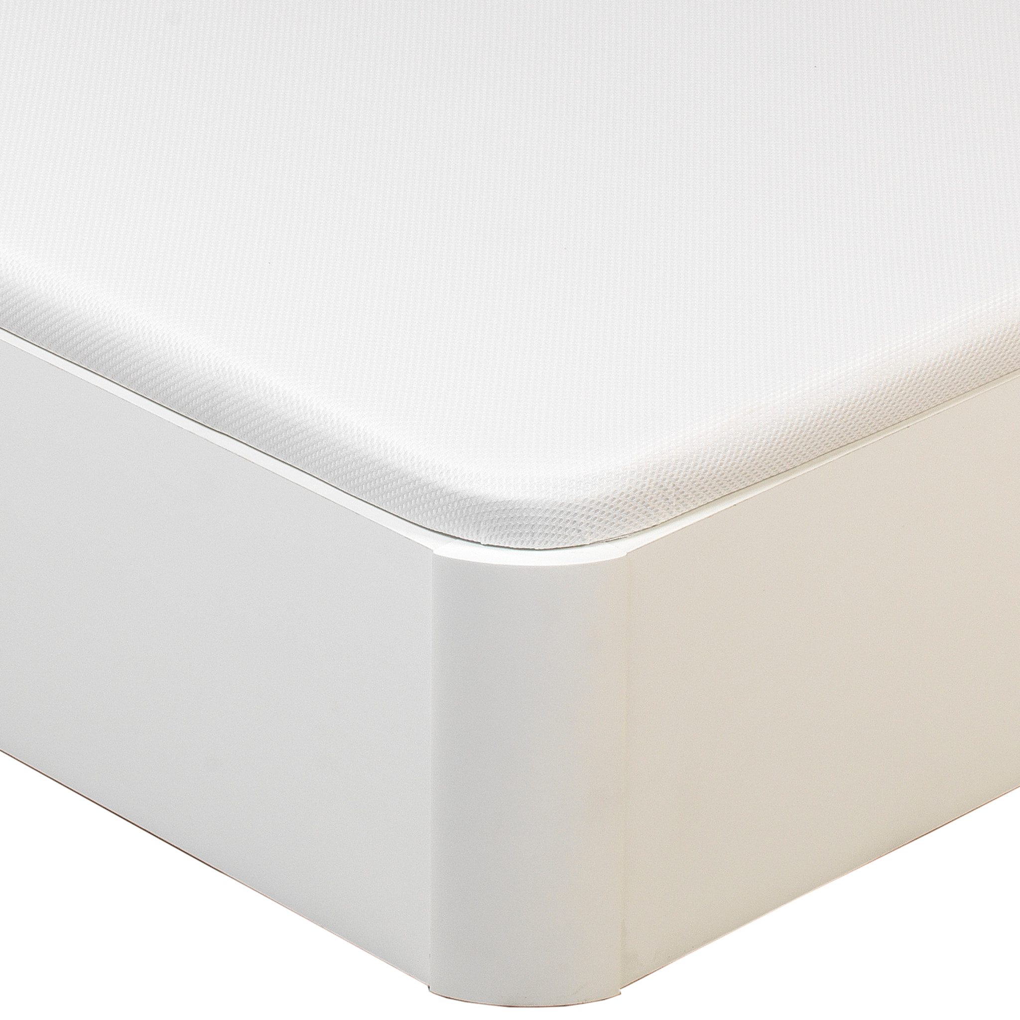 Canapé Abatible 32CM | ENVÍO, MONTAJE Y RECOGIDA ANTIGUO INCLUIDO | Madera | Blanco | Gran capacidad | Tapa 3D | WHAT THE SLEEP