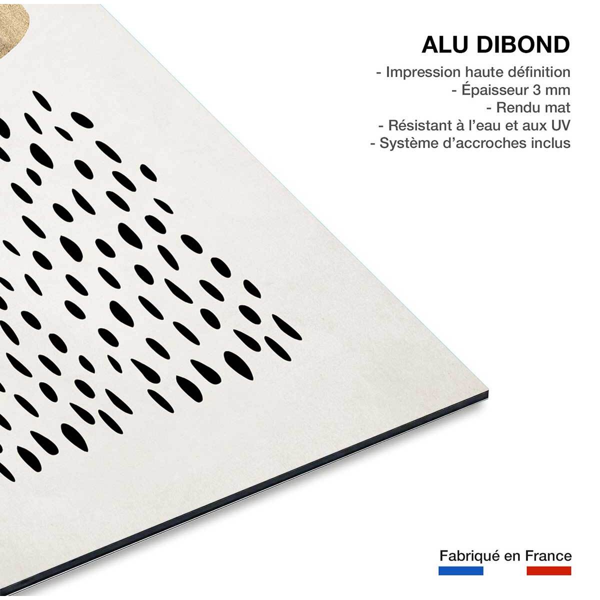 Tableau abstrait N°5 Opus Tableau alu Dibond