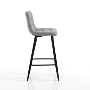 Tomasucci Tabouret HOME TOFFEE GRIS CLAIR Gris