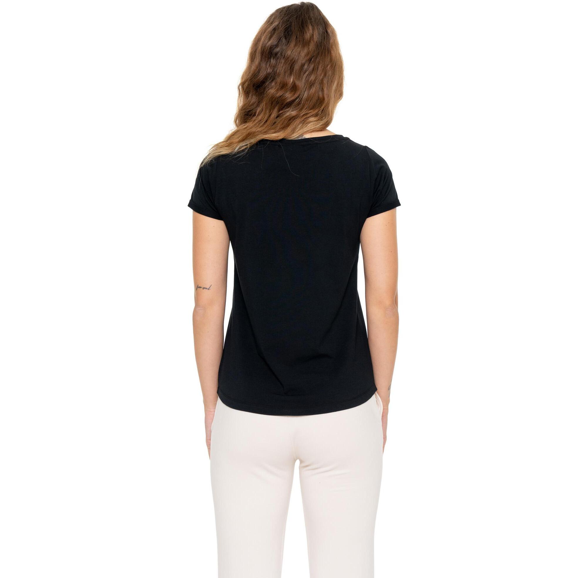 Camiseta elegante de manga corta para mujer