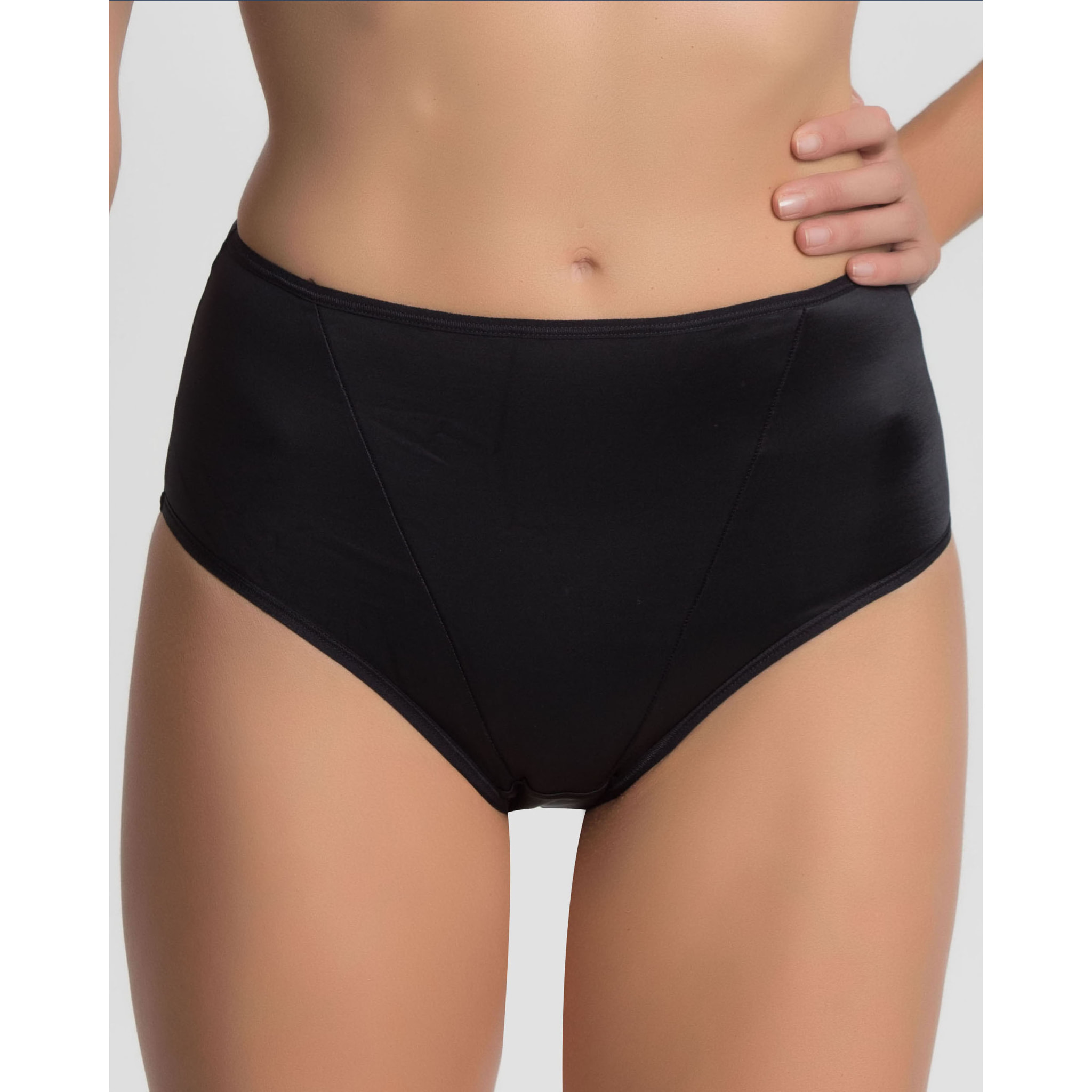 Braga reductora shapewear de control ligero con microfibra satinada