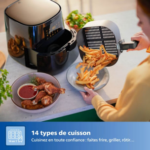 Airfryer PHILIPS Series 3000 XL 6,2L HD9280/70  connecté