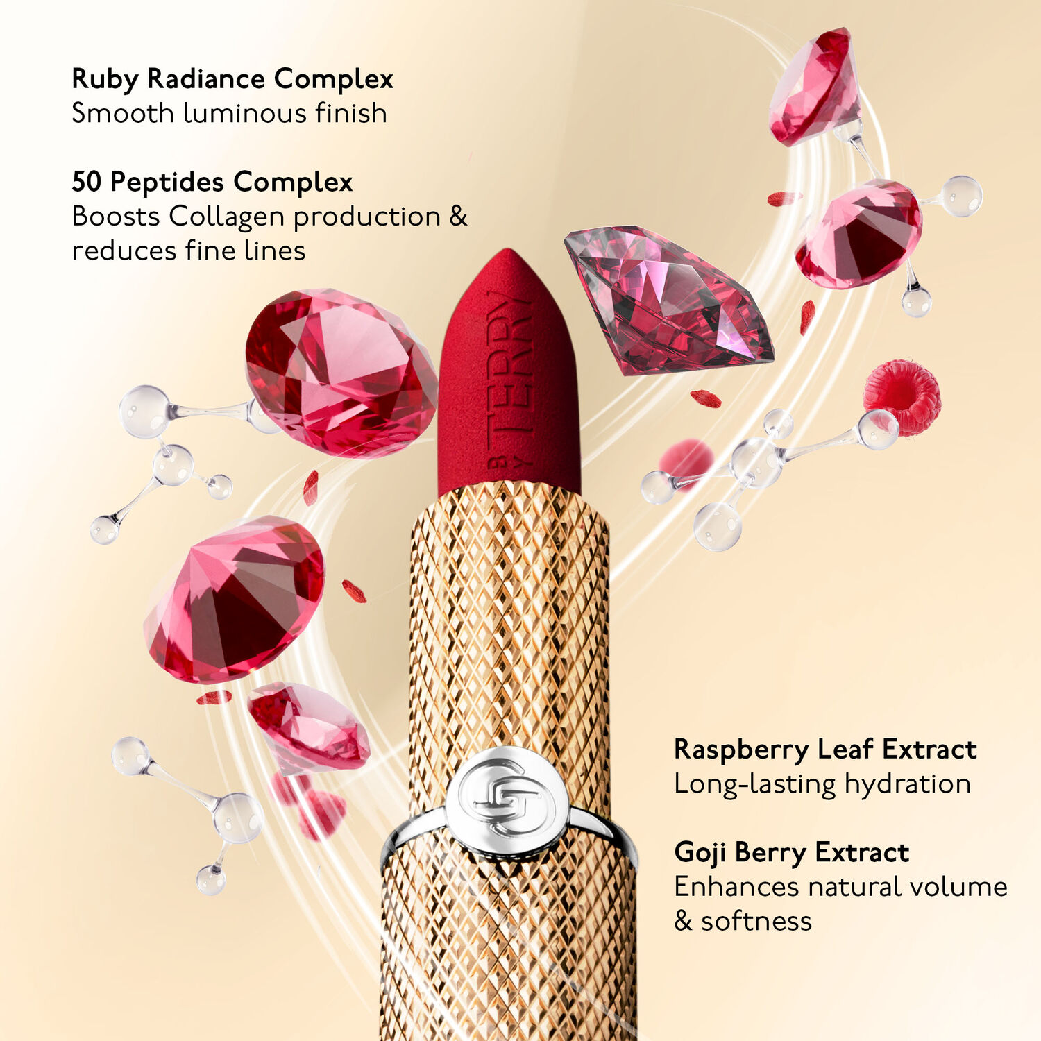Rouge Opulent - Rouge à lèvres Sérum Hydra-Jeunesse