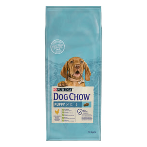 DOG CHOW Chien Puppy Large Dinde 14KG