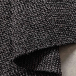 Tapis rond, forme ronde, motif uni, tissé à la main, sum