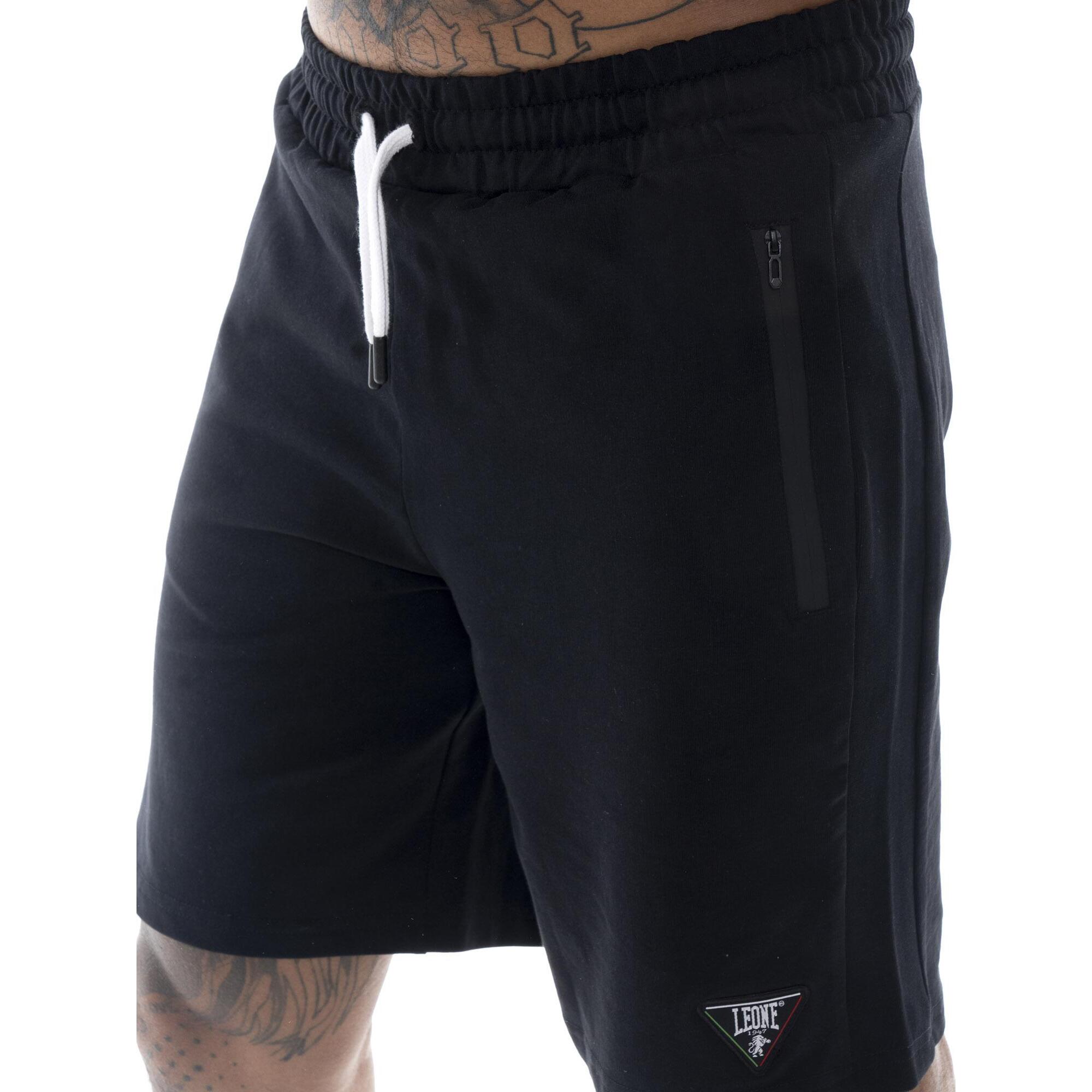 Pantalón corto de hombre Leone Patch de algodón sin perchar