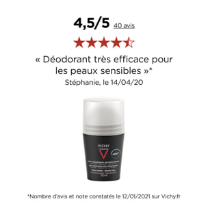 Déodorant Anti-Irritation 48H pour Homme - Roll-On 2x50 ml