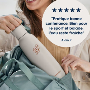 Bouteille isotherme SODASTREAM Gourde Fizz & Go Cool sable