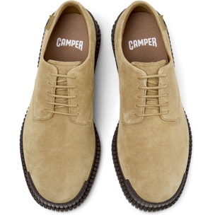 Zapatos de cordones - CAMPER Pix - Marron - Cuero de gamuza