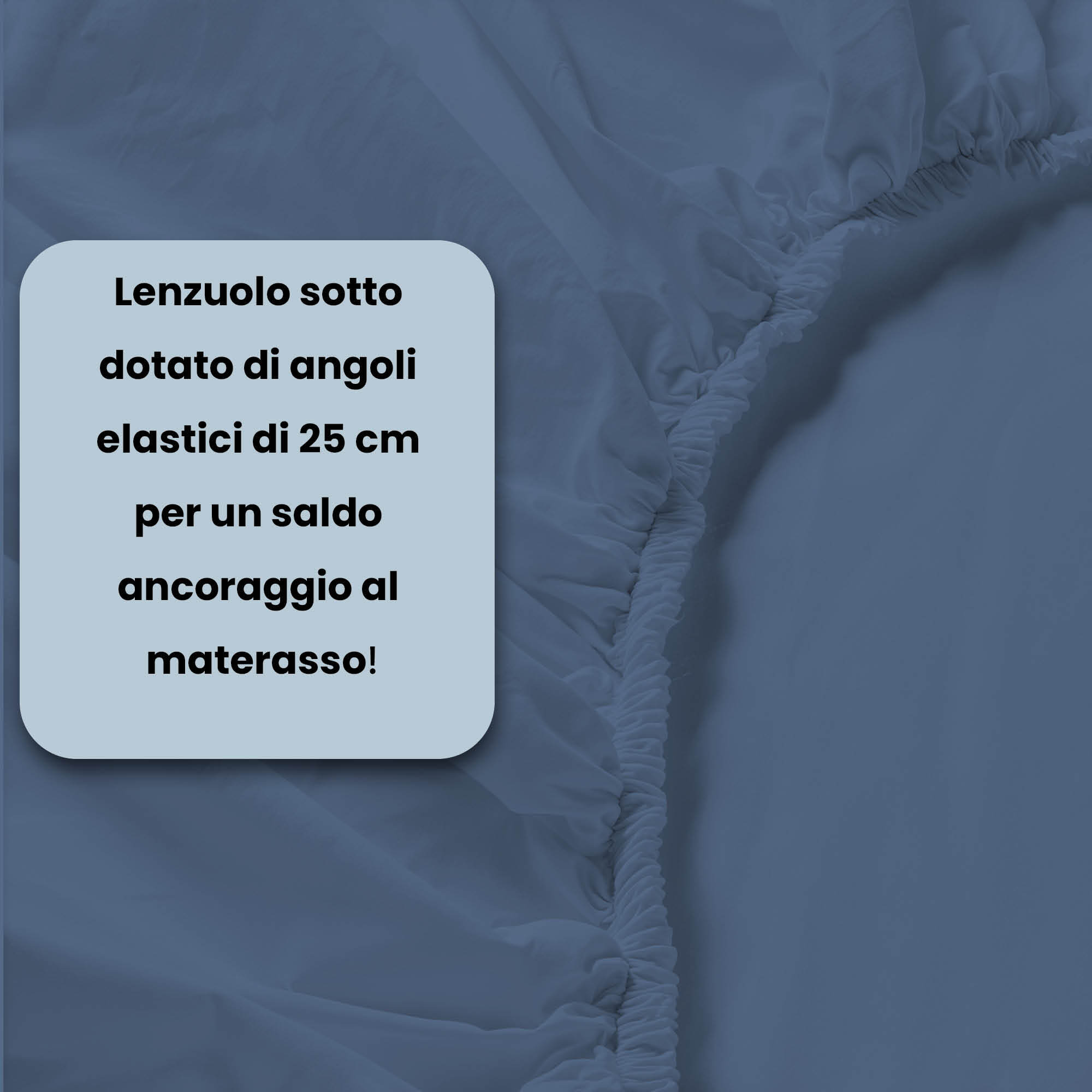 LENZUOLO SOTTO CON ANGOLI MAX COLOR, 100% COTONE MADE IN ITALY