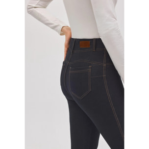 Jeans a zampa elasticizzati neri