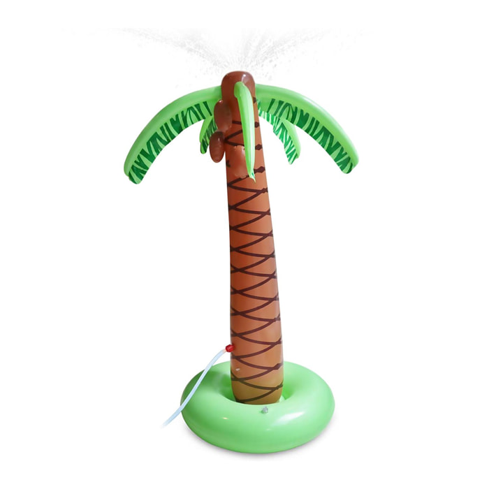 Palmera inflable con aspersor de agua superior. 160x90cm.