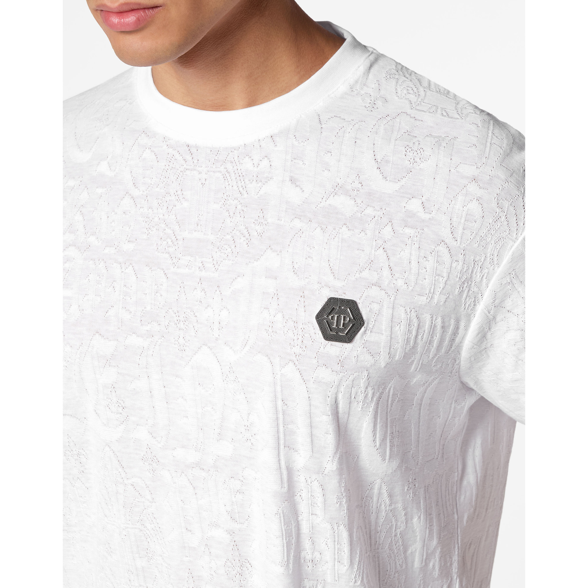 PHILIPP PLEIN Maglietta a girocollo MONOGRAM