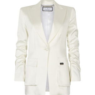 PHILIPP PLEIN Satin Cargo Fit Blazer
